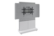 Vægbeslag, AV-Beslag & AV-Møbler - Middle Atlantic Forum stand - for display stand - 3 bay light finish - designer white white silver grey - TAA Compliant - Maks - Maks størrelse - FM-DS-6675FS-D8W