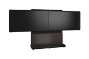 Vægbeslag, AV-Beslag & AV-Møbler - Middle Atlantic Forum stand - for 2 LCD displays / video conference system - 66" 3 bay dark finish - asian night black charcoal grey - TAA Compliant - Maks 136 kg - Maks størrelse 65" - FM-DS-6675FS-HA3B
