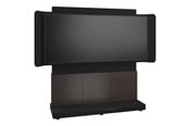 Vægbeslag, AV-Beslag & AV-Møbler - Middle Atlantic Forum stand - free-standing - for LCD display / video conferencing system - 66" 3 bay dark finish - asian night black charcoal grey - TAA Compliant - Maks 102 kg - Maks størrelse 81" - FM-DS-6675FS-KA3B