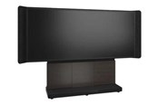 Vægbeslag, AV-Beslag & AV-Møbler - Middle Atlantic Forum stand - for LCD display / video conferencing system - 66" 3 bay dark finish - asian night charcoal grey black - TAA Compliant - Maks 102 kg - Maks størrelse 105" - FM-DS-6675FS-LA3B