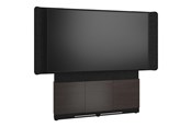 Vægbeslag, AV-Beslag & AV-Møbler - Middle Atlantic Forum stand - for LCD display / video conferencing system - 66" 3 bay dark finish - asian night black charcoal grey - TAA Compliant - Maks 68 kg - Maks størrelse 80"-85" - FM-DS-6675FW-EA3B