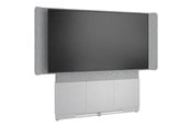 Vægbeslag, AV-Beslag & AV-Møbler - Middle Atlantic Forum stand - for LCD display / video conferencing system - 66" 3 bay light finish - designer white silver grey white - TAA Compliant - Maks 68 kg - Maks størrelse 100" - FM-DS-6675FW-FD8W