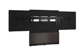 Vægbeslag, AV-Beslag & AV-Møbler - Middle Atlantic Forum stand - for 2 LCD displays / video conference system - 66" 3 bay dark finish - asian night charcoal grey black - TAA Compliant - Maks 136 kg - Maks størrelse 75" - FM-DS-6675FW-JA3B