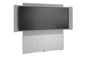Vægbeslag, AV-Beslag & AV-Møbler - Middle Atlantic Forum stand - for LCD display / video conferencing system - 66" 3 bay light finish - designer white silver grey white - TAA Compliant - Maks 102 kg - Maks størrelse 81" - FM-DS-6675FW-KD8W