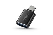 USB hub - Tech-Protect UltraBoost USB-C (Male) / USB-A (Female) OTG Adapter - Black USB hub - 1 port - Sort - 9490713932858