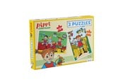 Puslespil - Astrid Lindgren Puzzle Pippi 2 Puzzles 12pcs + 24pcs - 8624