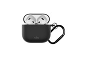 Mobil - Adaptere & Opladere - Puro Icon Case for AirPods 4 - Black - PUAPC4ICONBLK