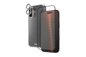 Mobil - Covers & Cases - SBS set with D3O technology for iPhone 16 - case + glass screen and camera protector - transparent - TEKITD3OIP1661