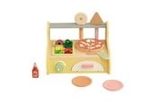 Trælegetøj - Classic World Wooden Pizza Oven Playset 7-piece. - 50590