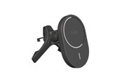 Mobil - Andet Tilbehør - Puro Car Holder with Qi2 Charger MagSafe Compatible - Black - PUSH2QIMAGBLK