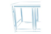 Vægbeslag, AV-Beslag & AV-Møbler - Middle Atlantic C5 Series Wood Kit mounting component - millwork drawings and hardware - Maks - Maks størrelse - C5-MK31-3