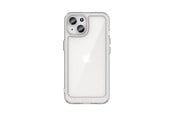 Mobil - Covers & Cases - Hurtel iPhone 15 Plus Outer Space Reinforced Case with Flexible Frame - Transparent - 9145576279649