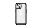 Mobil - Covers & Cases - Hurtel Reinforced Case with Flexible Frame for iPhone 15 Plus Outer Space - Black - 9145576279618