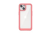 Mobil - Covers & Cases - Hurtel Outer Space Reinforced Case with Flexible Frame for iPhone 15 - Red - 9145576279595