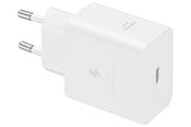 Mobil - Adaptere & Opladere - Samsung 45W USB-C Power Adapter (incl. cable) - White - EP-T4511XWEGEU