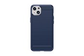 Mobil - Covers & Cases - Hurtel Flexible Carbon Pattern Case for iPhone 15 Plus Carbon Case - Blue - 9145576279441