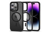 Mobil - Covers & Cases - Tech-Protect MagMat MagSafe Case for iPhone 15 Pro - Clear Black - 9490713936481