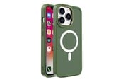 Mobil - Covers & Cases - Hurtel Armored Magnetic iPhone 14 Plus MagSafe Color Matte Case - Green - 9145576278796