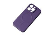 Mobil - Covers & Cases - Hurtel MagSafe Compatible Silicone Case for iPhone 15 Pro Max Silicone Case - Purple - 9145576280003