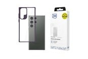 Mobil - Covers & Cases - 3mk Satin Armor Case+ Purple for Samsung Galaxy S24 Ultra - Transparent - 5903108592871