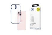 Mobil - Covers & Cases - 3mk Satin Armor Case+ Blue for Apple iPhone 15 - transparent - 5903108592628