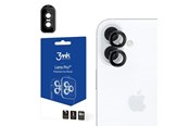 Mobil - Beskyttelsesglas - 3mk Lens Protection Pro Camera Cover with Black Frame for iPhone 16 / 16 Plus - 5903108588546