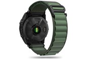 Smartwatch - Tilbehør - Tech-Protect Nylon Pro Strap for Garmin Fenix 5 / 6 / 6 Pro / 7 - Dark Green - 9319456607734