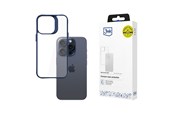 Mobil - Covers & Cases - 3mk Satin Armor Case+ Blue for Apple iPhone 15 Pro Max - Transparent - 5903108592642