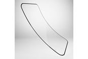 Mobil - Beskyttelsesglas - Puro Flexible Glass D3O Hybrid Glass with Black Frame for iPhone 16 Pro - PUSDGFIPHONE16P61D3O