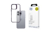 Mobil - Covers & Cases - 3mk Satin Armor Case+ Purple for Apple iPhone 16 Pro Max - Transparent - 5903108592840