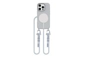 Mobil - Covers & Cases - Tech-Protect MagNecklace MagSafe Case with Lanyard for iPhone 16 Pro - Grey - 5906302311958
