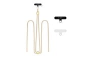 Mobil - Andet Tilbehør - Tech-Protect C2S Rope Crossbody Strap - Beige - 5906302312696