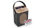 DAB, netværks- og clockradio - Majority Little Shelford Portable Bluetooth DAB Radio - Black - DAB+/FM - Mono - Sort - LSH-DAB-BLK UK