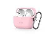 Mobil - Covers & Cases - Tech-Protect Silicone Hook Case for Apple AirPods Pro 1/2 - Pink - 5906302313341