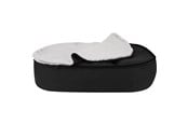 Hunde - Bed Time Hundeseng KENZO 70x50x15 cm. Sort - 23G-NEW25-A19 BLACK