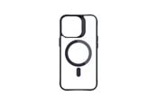 Mobil - Covers & Cases - 3mk Satin Armor MagCase with MagSafe for iPhone 14 Pro Max - Clear with Black Frame - 5903108563802