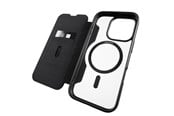 Mobil - Covers & Cases - Puro Book Mag MagSafe Leather Case with Flap and Card Slot for iPhone 16 Pro Max - Black - PUIPC16P67BKMAGBLK