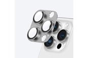 Mobil - Beskyttelsesglas - AmazingThing Aviation-Grade Alloy Tempered Glass Lens for iPhone 16 Pro / 16 Pro Max Camera Lens - Gray - IP16CAMPGYGLA