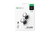 Mobil - Beskyttelsesglas - AmazingThing AR Aluminum 2 Lens Glass with Camera Lens Frame for iPhone 16 / 16 Plus - White - IP16CAM2WGLA