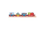 Trælegetøj - Bigjigs Wooden Freight Train - 9-piece. - BJT181