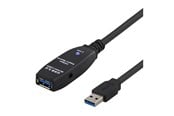 USB kabel - Deltaco USB3-1002 - USB extension cable - USB Type A to USB Type A - 5 m - USB3-1002