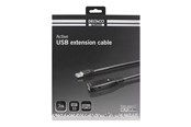 USB kabel - Deltaco USB3-1004 - USB extension cable - USB Type A to USB Type A - 7 m - USB3-1004