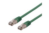 Netværkskabel - Deltaco SFTP-65GH - patch cable - 5 m - green - Grøn - 5m - SFTP-65GH