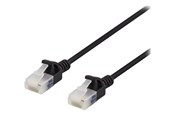 Netværkskabel - Deltaco patch cable - 2 m - black - Sort - 2m - UUTP-1047