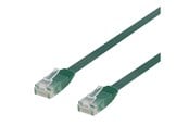 Netværkskabel - Deltaco patch cable - 50 cm - green - Grøn - 0.5m - TP-60G-FL