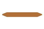 Papir, Fotopapir og Etiketter - Brother - pre-cutted pipe markers - 351 label(s) - 26 x 250 mm - LTZ1R026FPIP