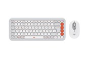 Tastatur - Logitech POP Icon Combo - Tastatur & Mus sæt - Tysk - Hvid - 920-013107