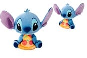 Plys - Simba Toys plush Disney Stitch w. Pizza 25cm - 6315870514