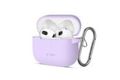 Mobil - Covers & Cases - Tech-Protect Silicone Hook Case for Apple AirPods 3 - Purple - 5906302375080