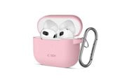 Mobil - Covers & Cases - Tech-Protect Silicone Hook Case for Apple AirPods 3 - Pink - 5906302375127